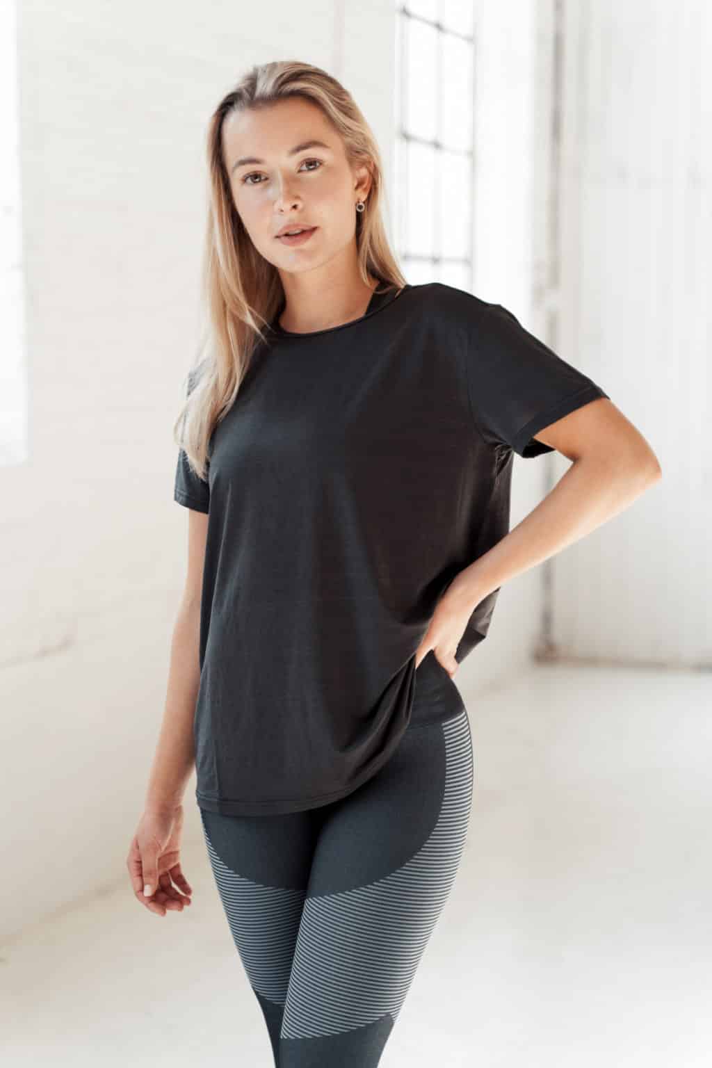 Athlecia Lizzy T-Shirt, Black Ink