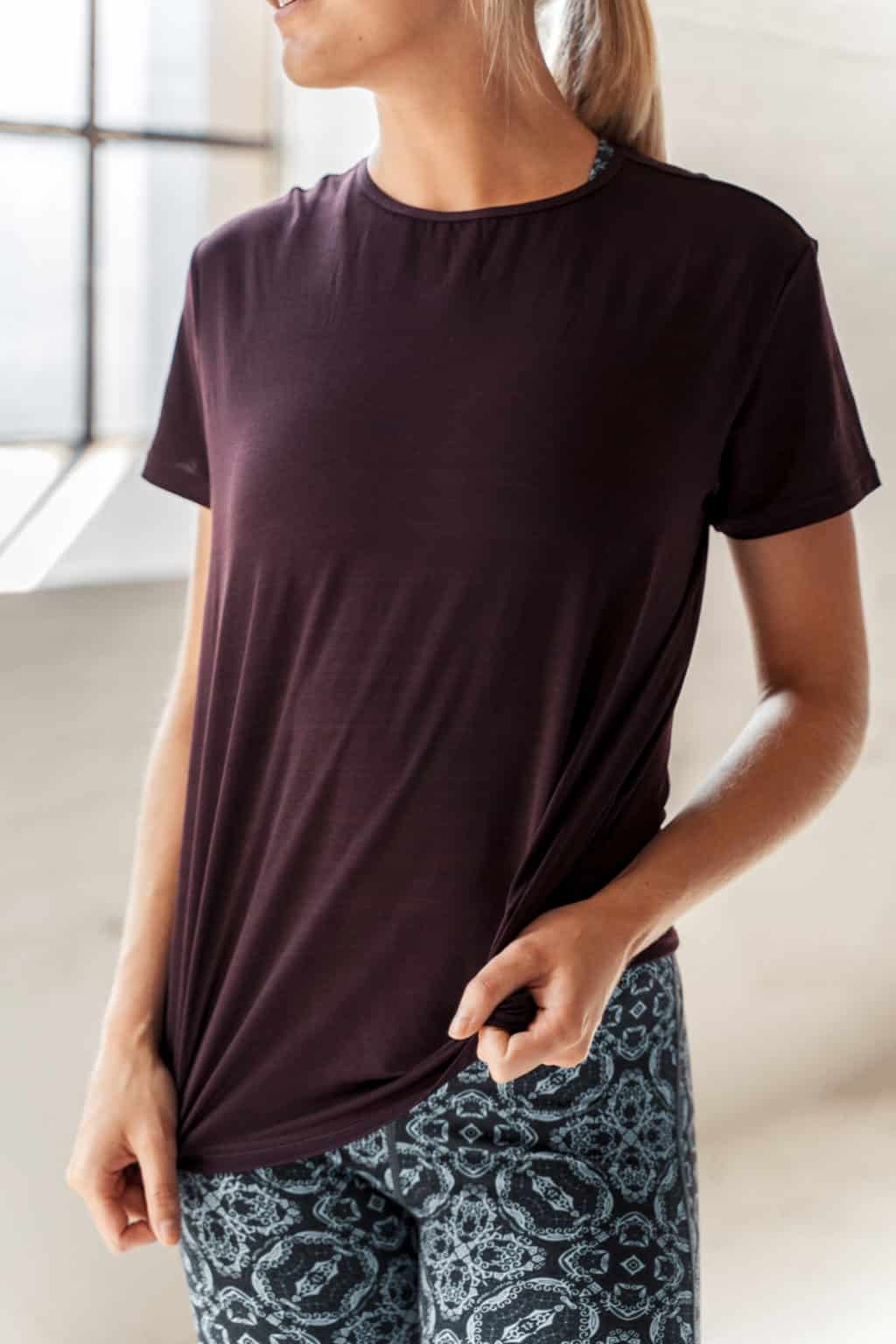 Athlecia Lizzy T-Shirt, Purple Grape