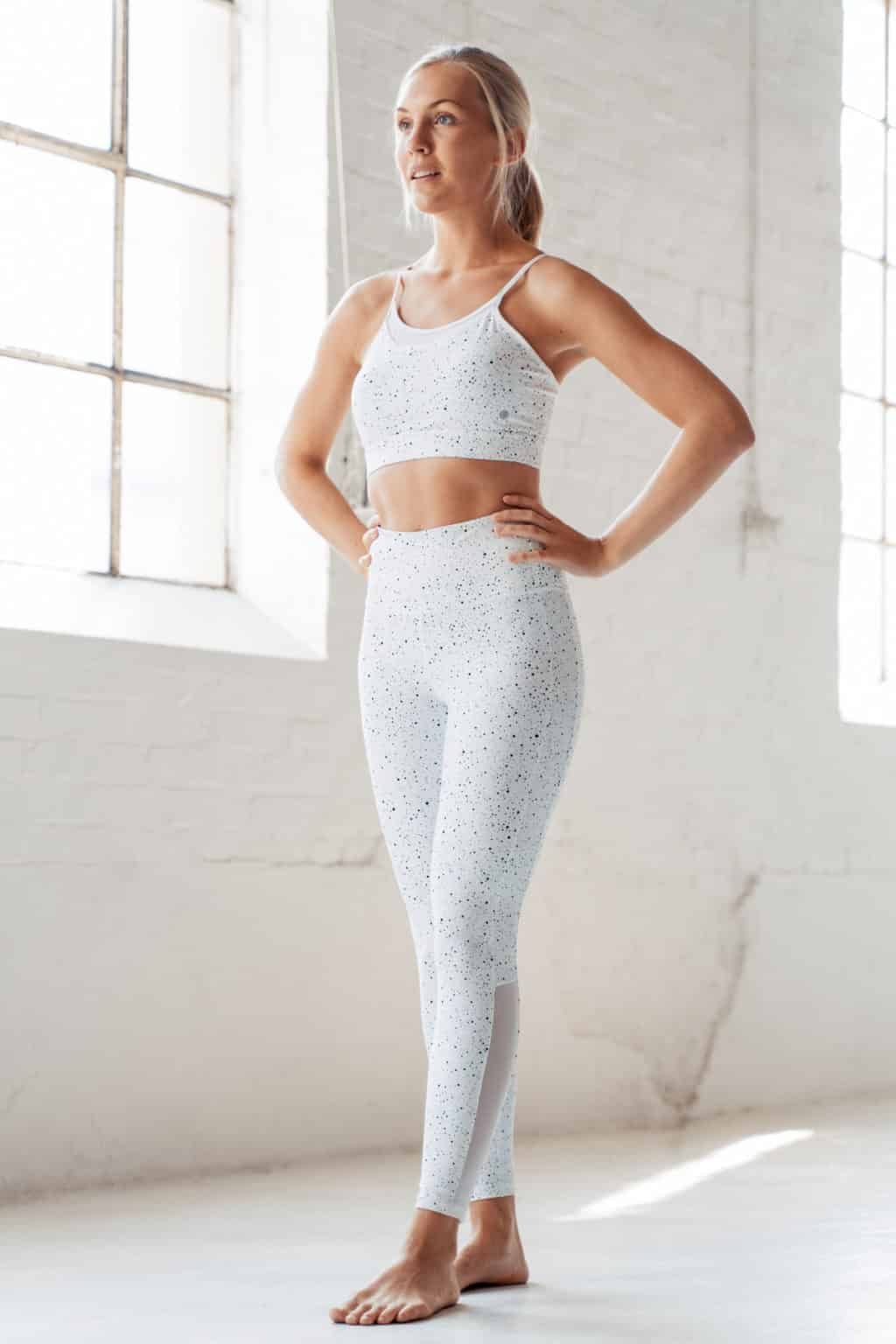 Athlecia Sanree Sports Bra, White - Image 3