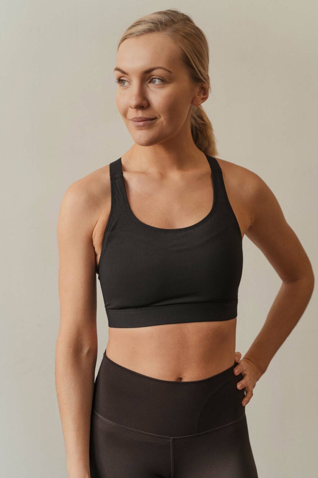Athlecia Jennie Sports Bra, Black