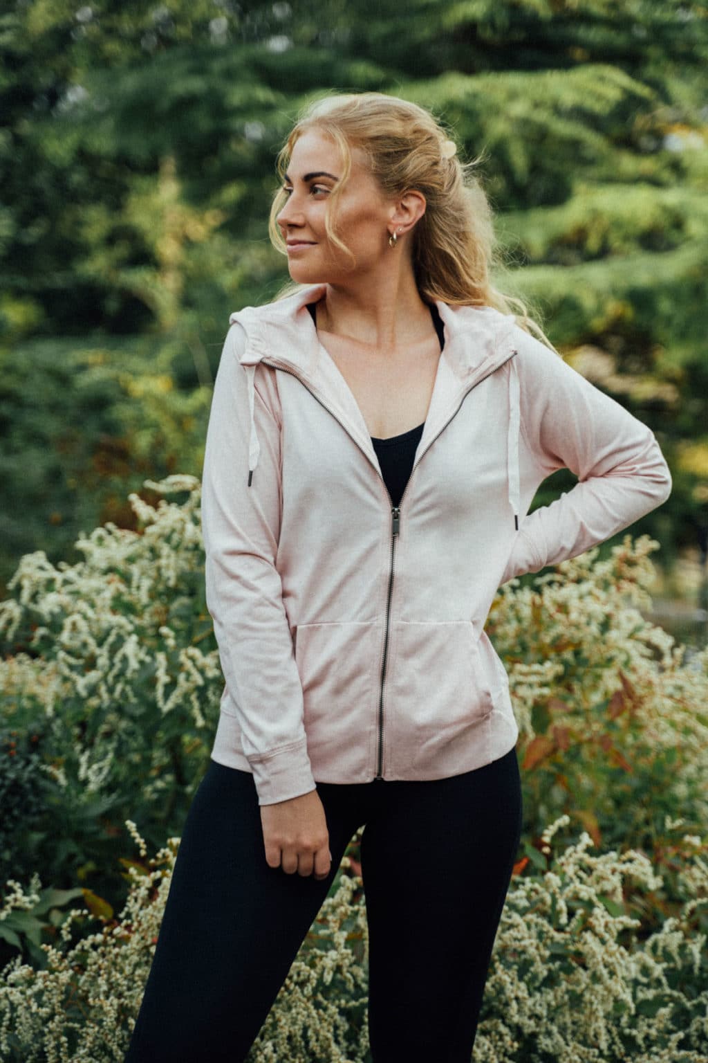 Athlecia Watam Melange Hoodie, Pink