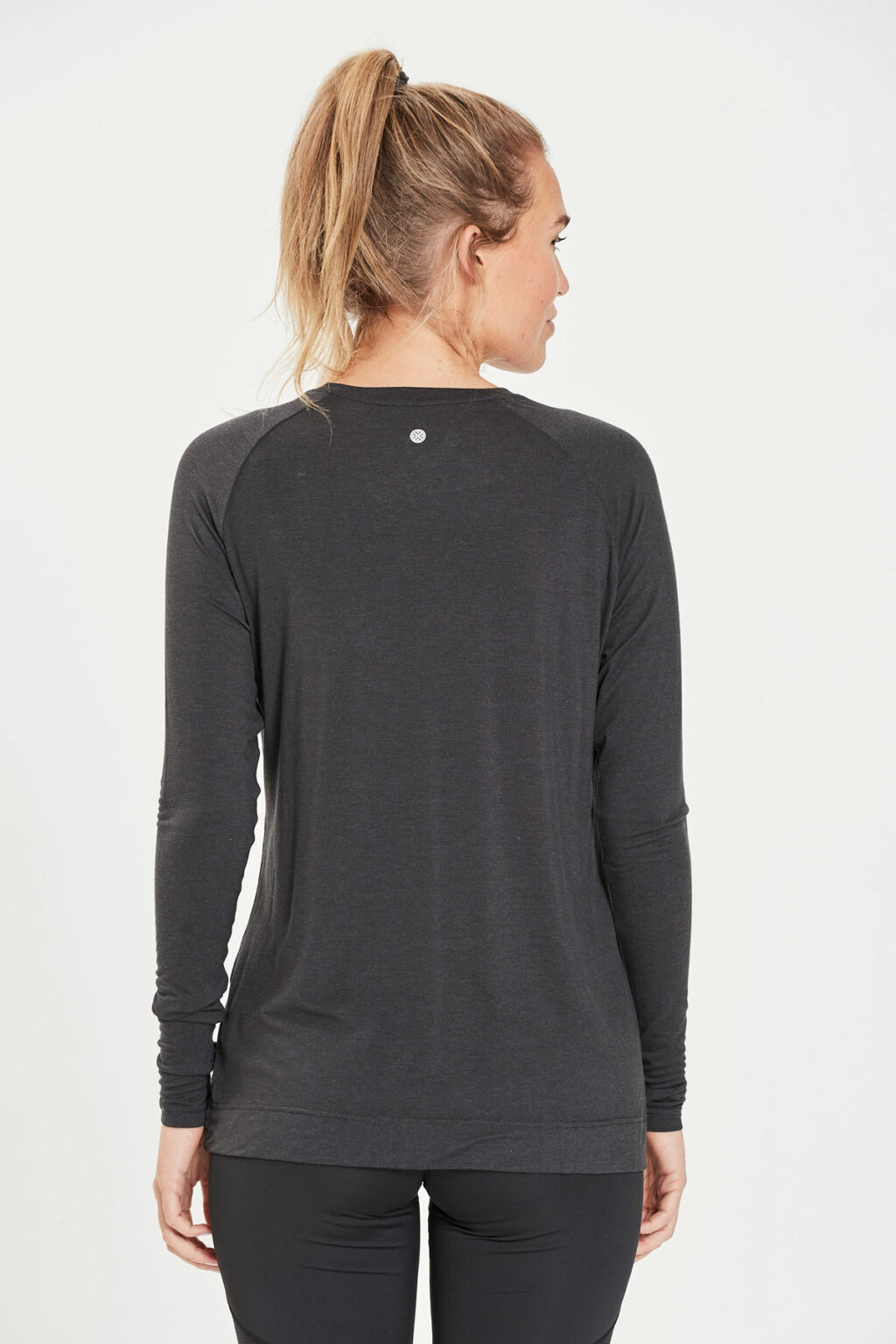 Athlecia Hailey Melange T-Shirt, Dark grey - Image 4
