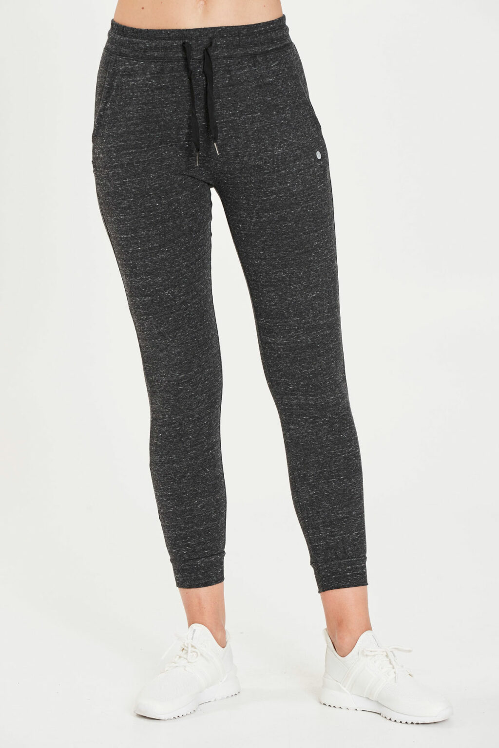 Athlecia Bloto Melange Training Pants, Black - Image 2