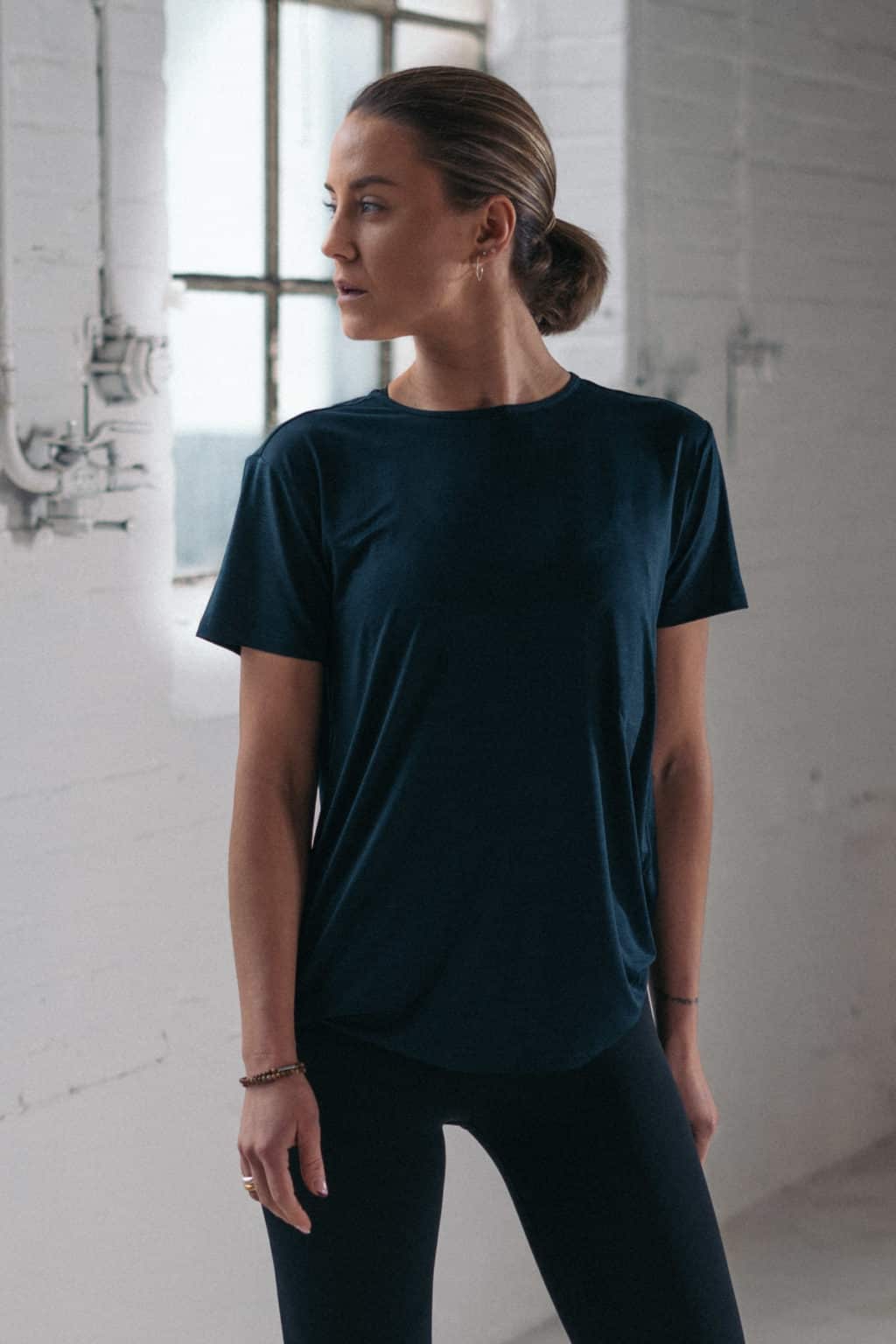 Athlecia Lizzy T-shirt, Dark Sapphire - Image 6