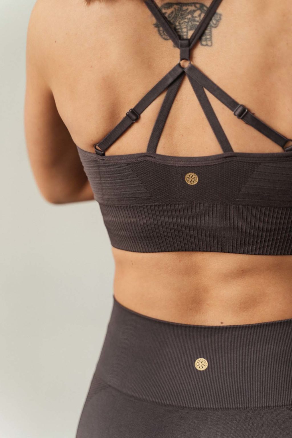 Athlecia Foan Sports Bra, Deep Shale - Image 2