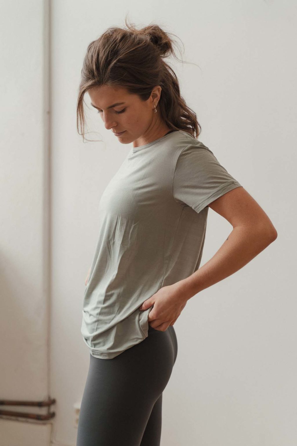 Athlecia Lizzy T-Shirt, Slate Gray - Image 2