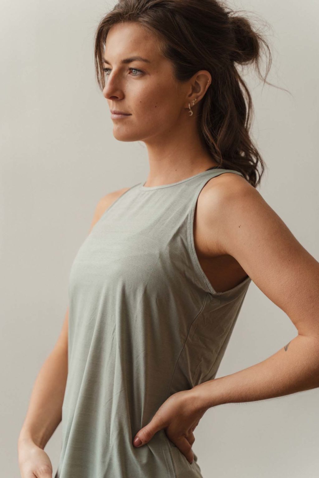 Athlecia Mota Soft Top, Slate Gray - Image 2