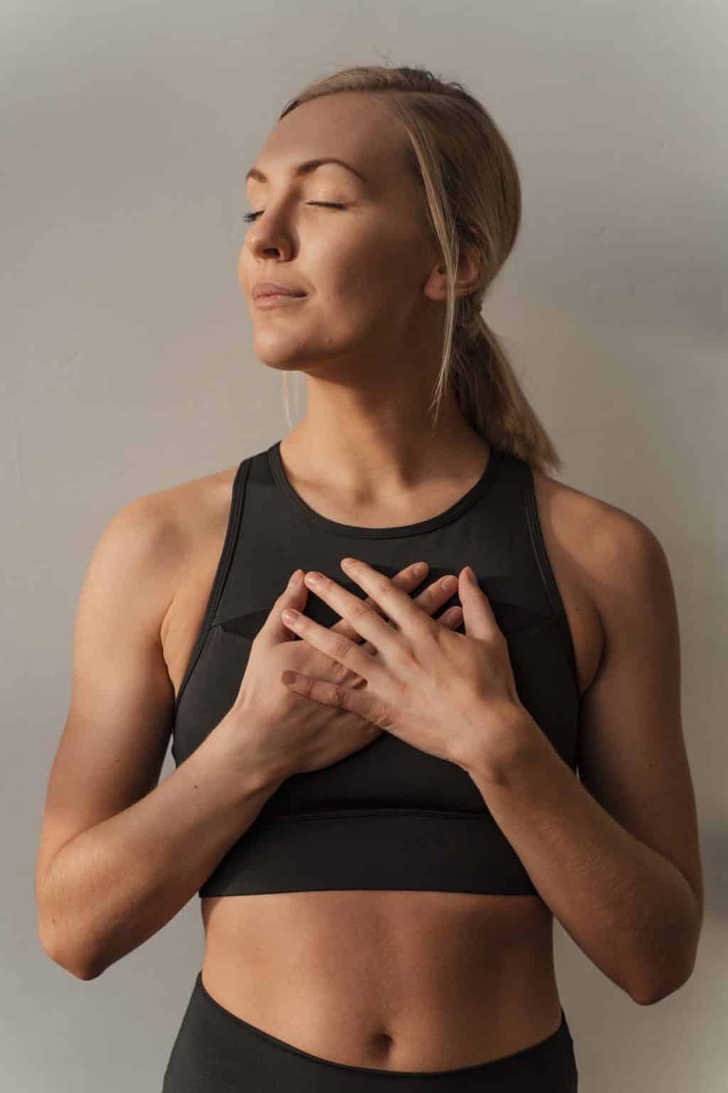 Athlecia Samonie Sports Bra, Black - Image 3
