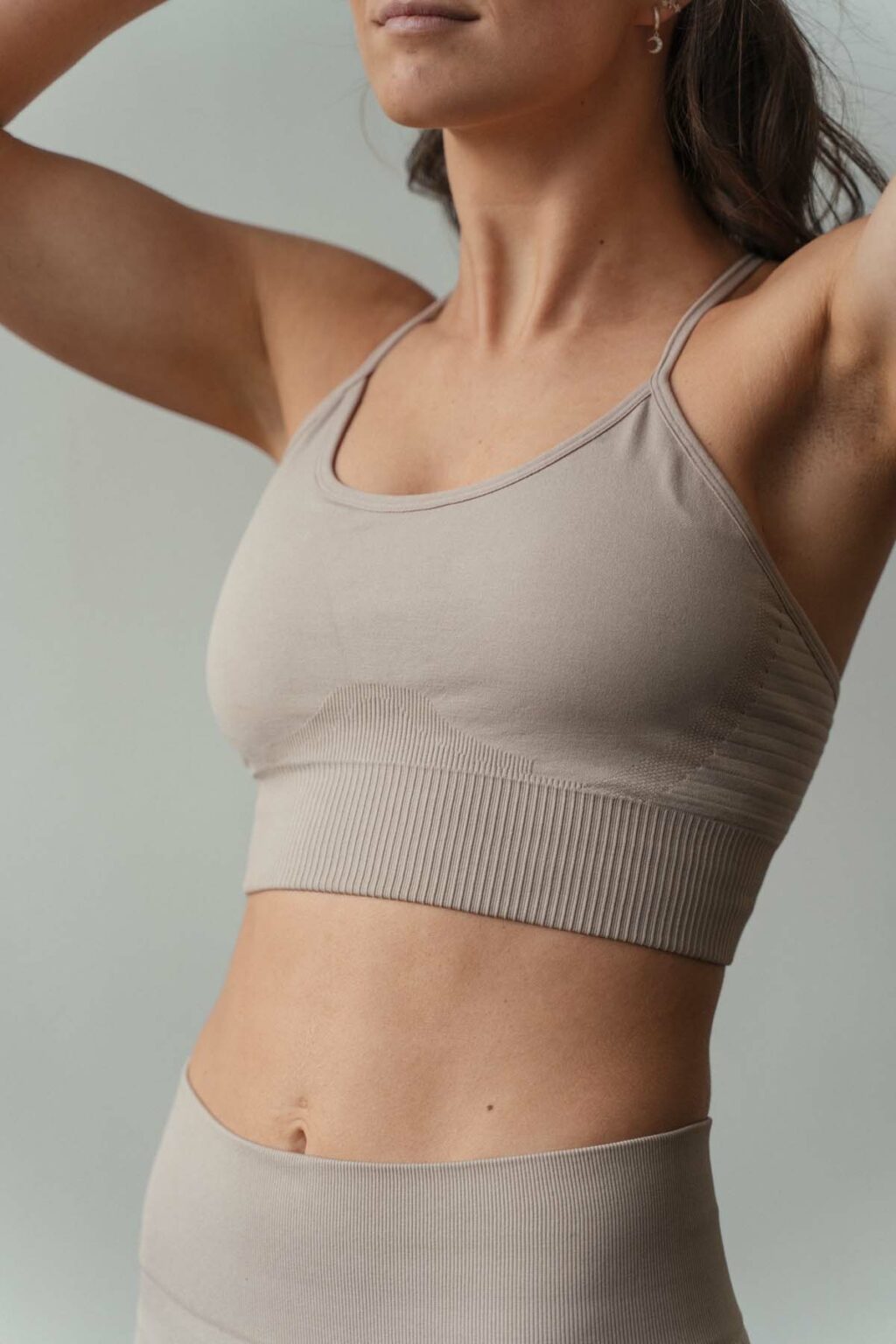 Athlecia Foan Sports Bra, Rose Powder - Image 2