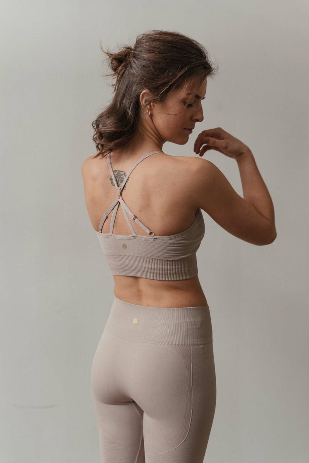 Athlecia Foan Sports Bra, Rose Powder - Image 5