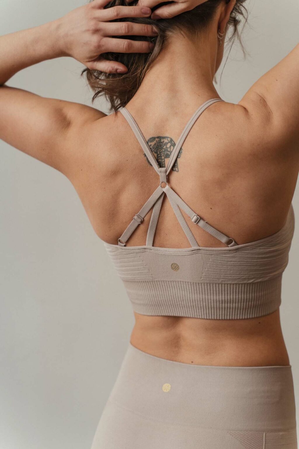 Athlecia Foan Sports Bra, Rose Powder - Image 6
