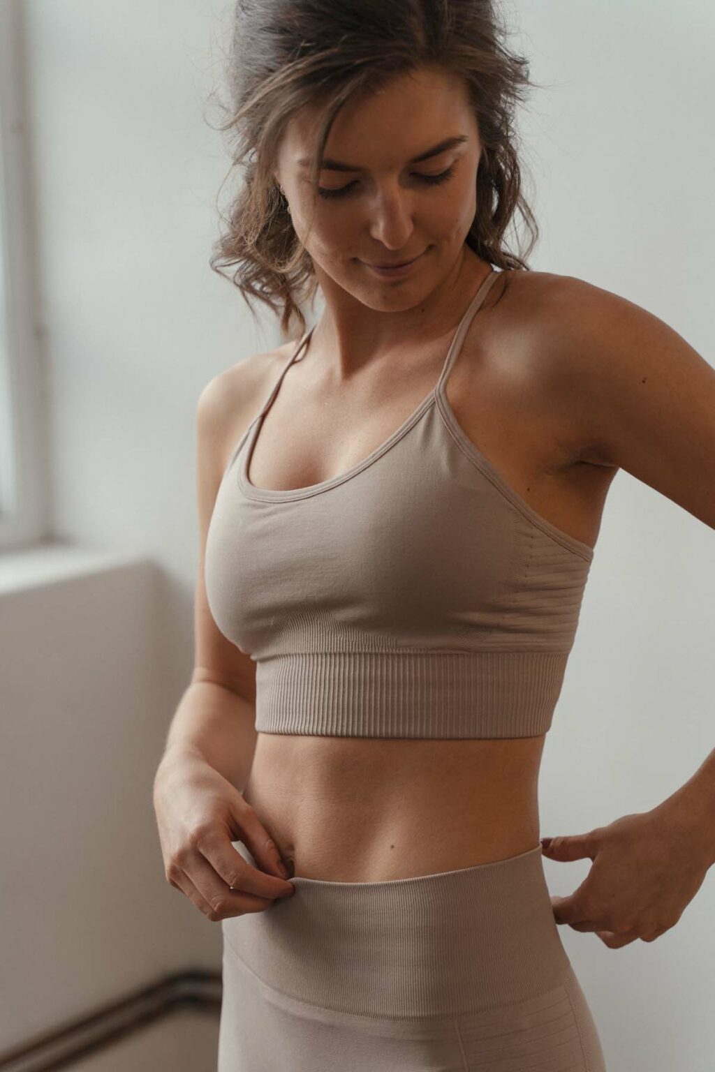 Athlecia Foan Sports Bra, Rose Powder - Image 8