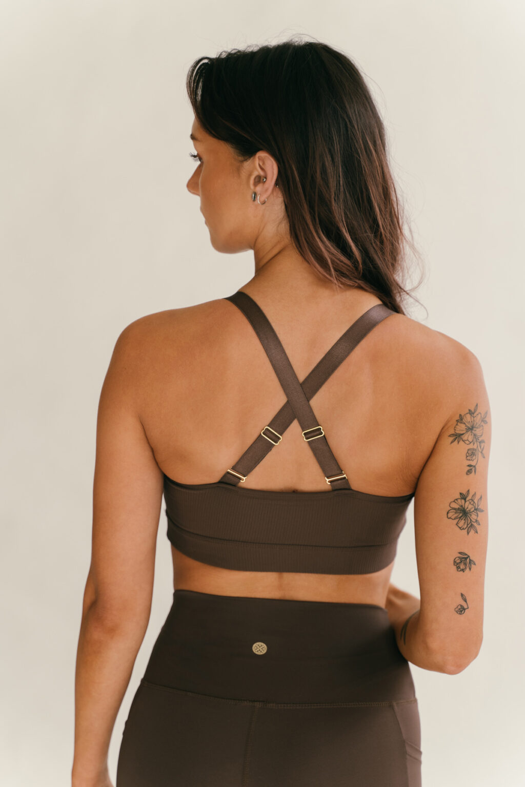 Athlecia Filucca Sports Bra, Bracken - Image 2
