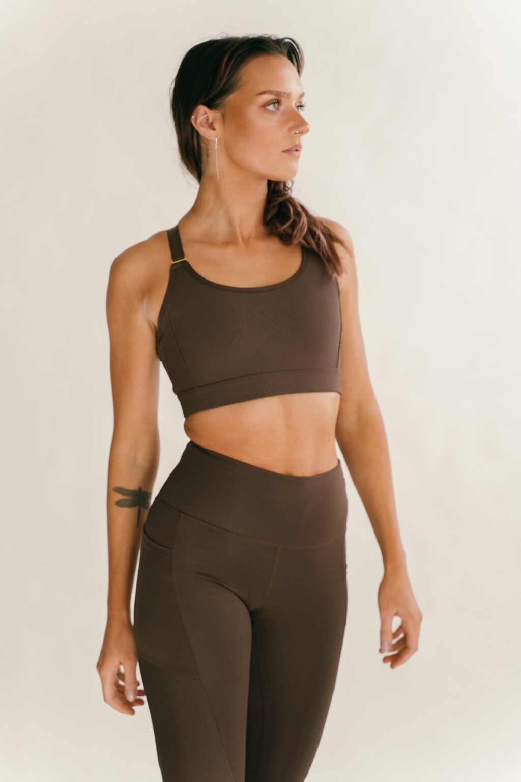 Athlecia Filucca Sports Bra, Bracken - Image 9