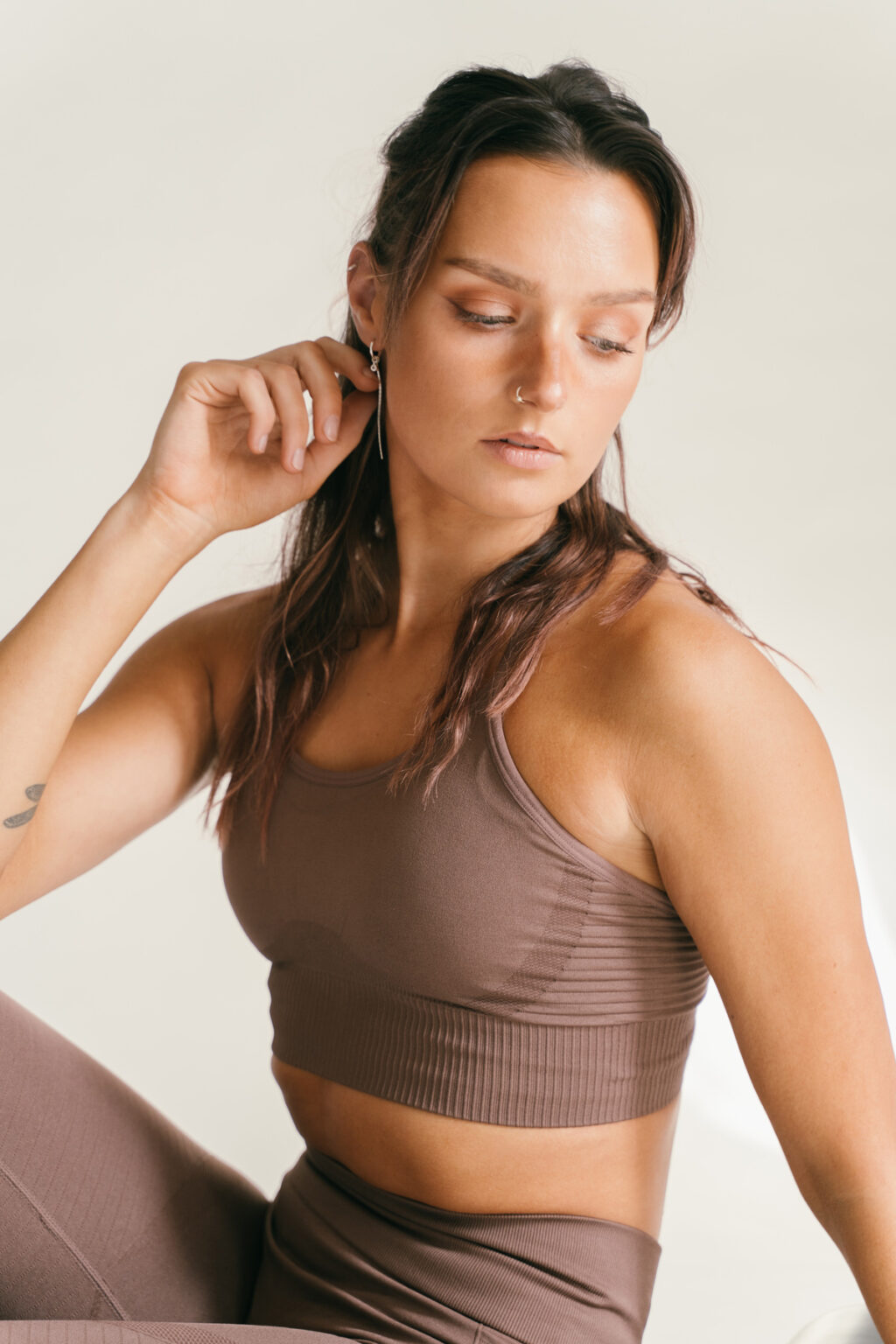 Athlecia Foan Sports Bra, Burnt Rose