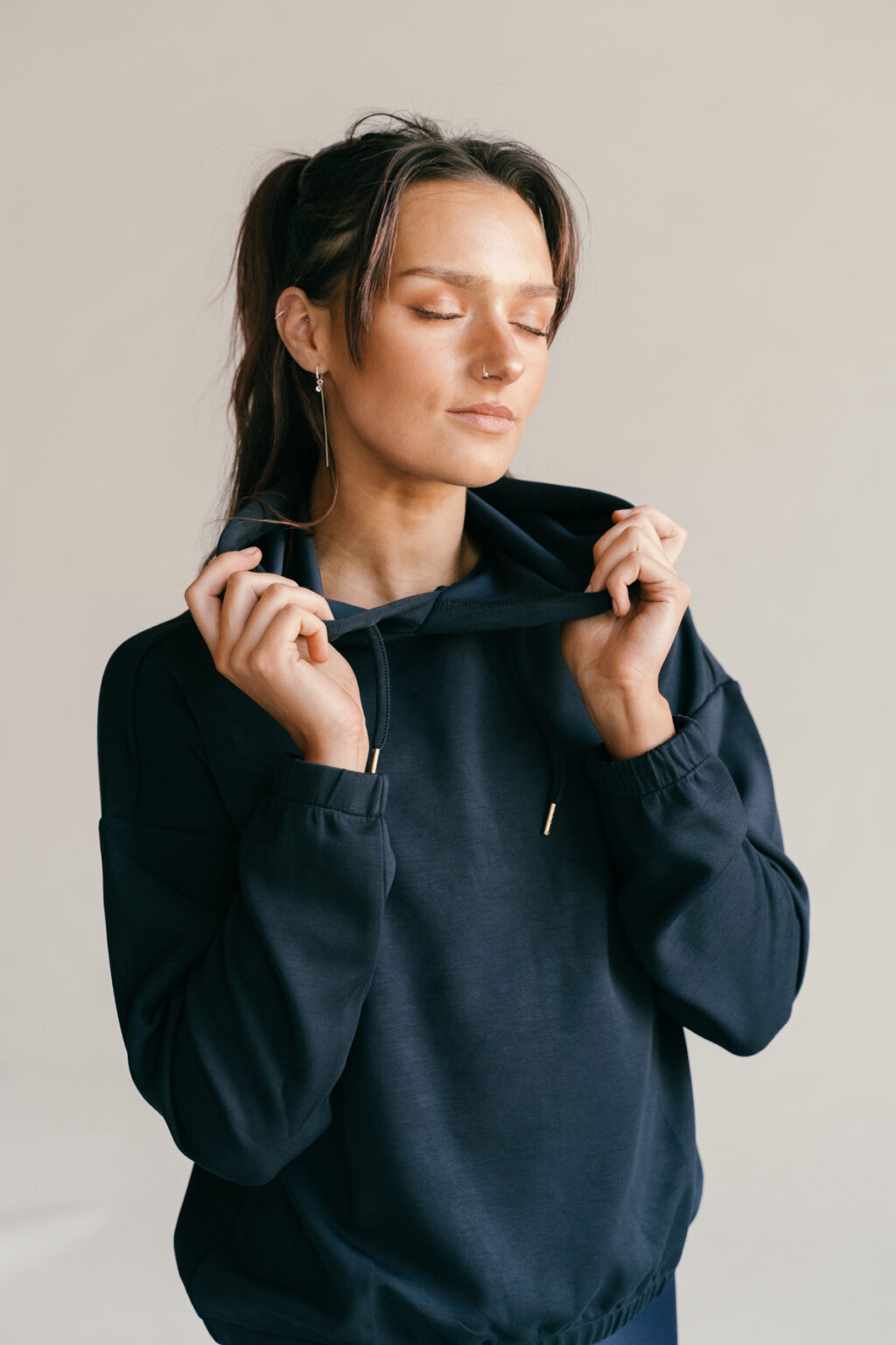 Athlecia Namier Hoodie, Dark Sapphire - Image 4