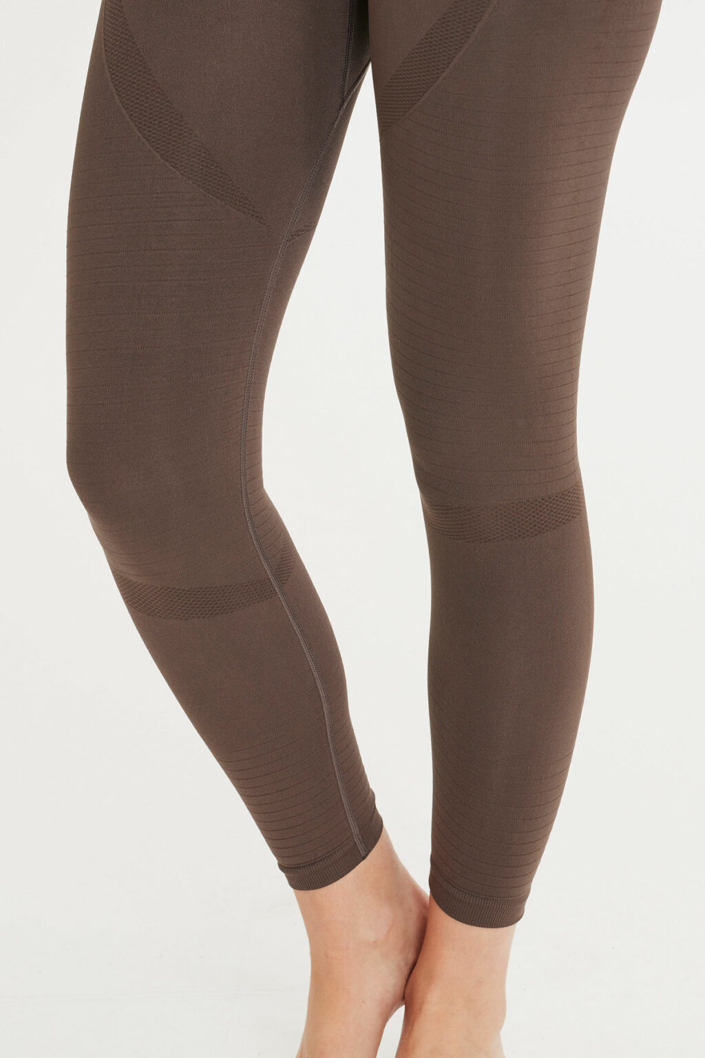 Athlecia Nagar Seamless High Waist Leggings, Bracken - Image 7