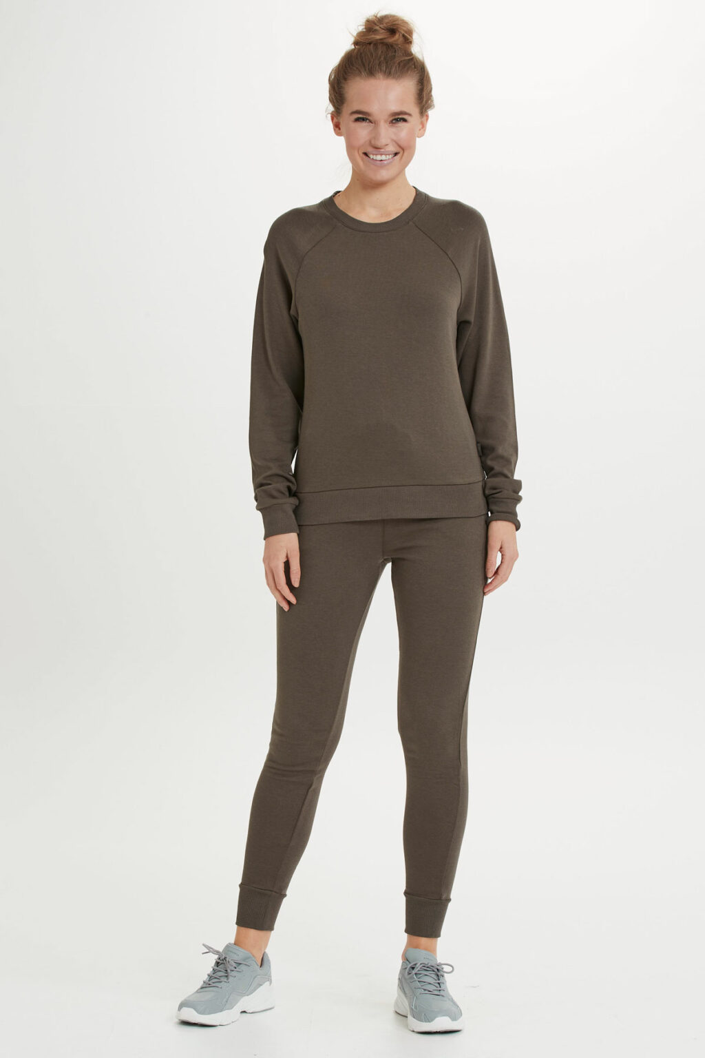 Athlecia Niary Soft Comfy Sweater, Olive - Image 8