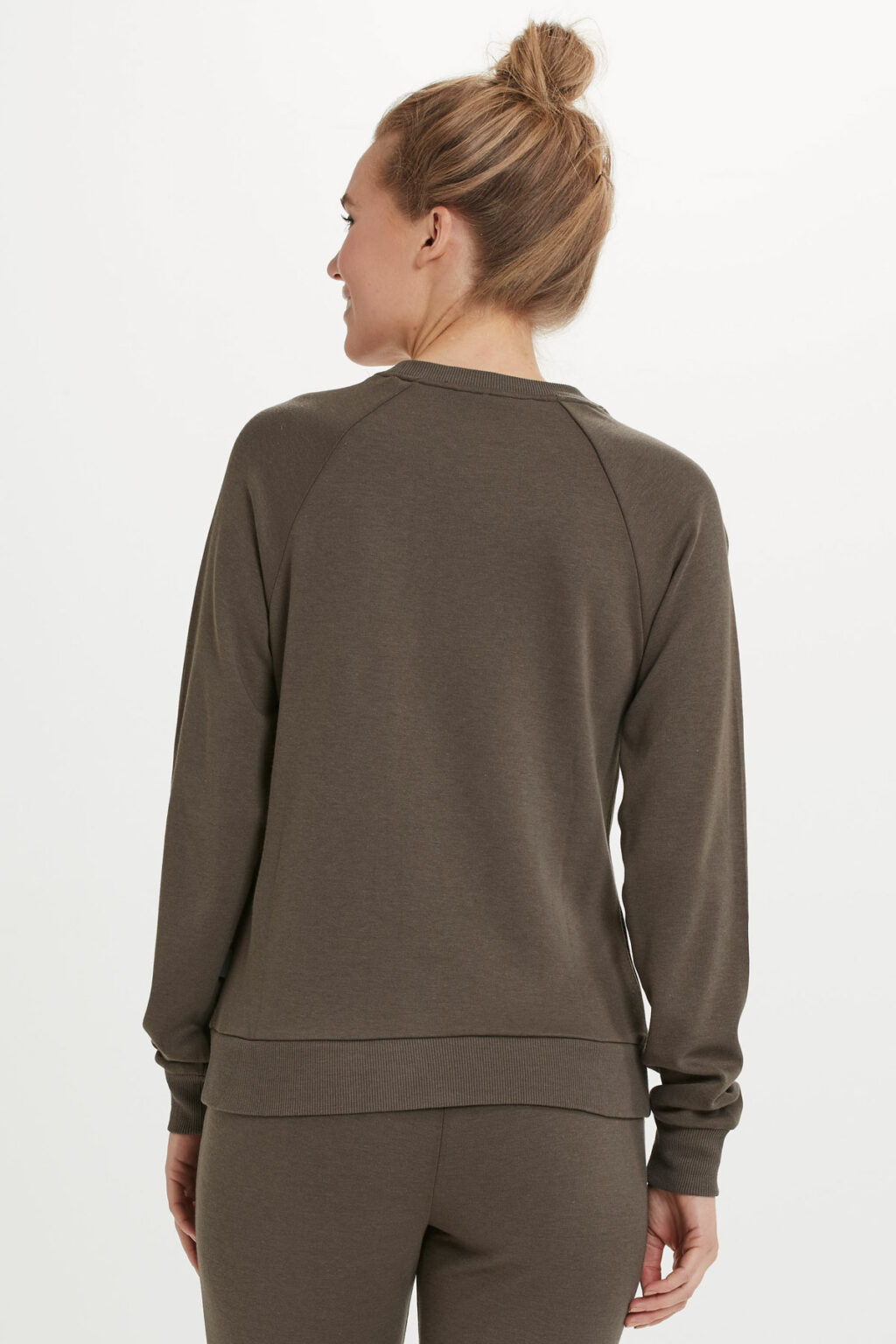 Athlecia Niary Soft Comfy Sweater, Olive - Image 4