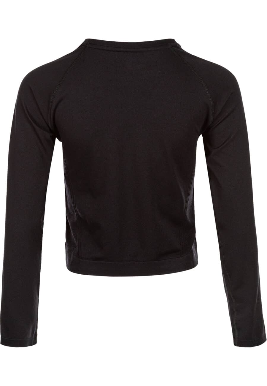Athlecia Celita Crop Top Long Sleeves, Black - Image 6