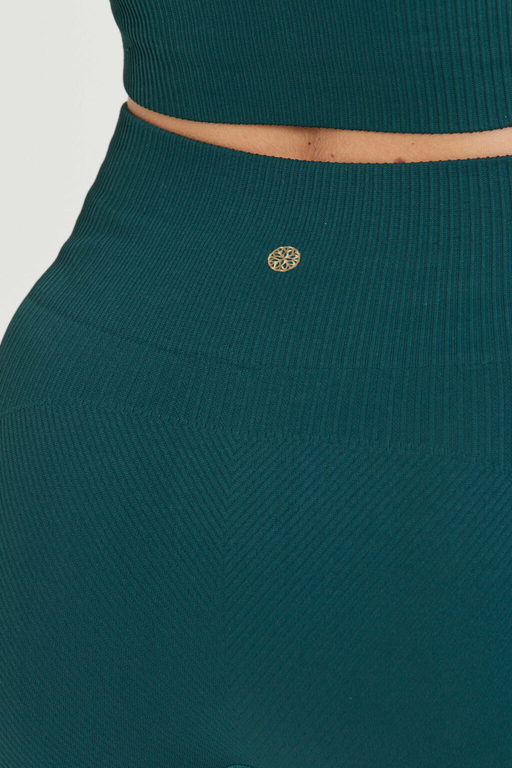 Athlecia Flow Seamless Tights, Marble Green - Image 3