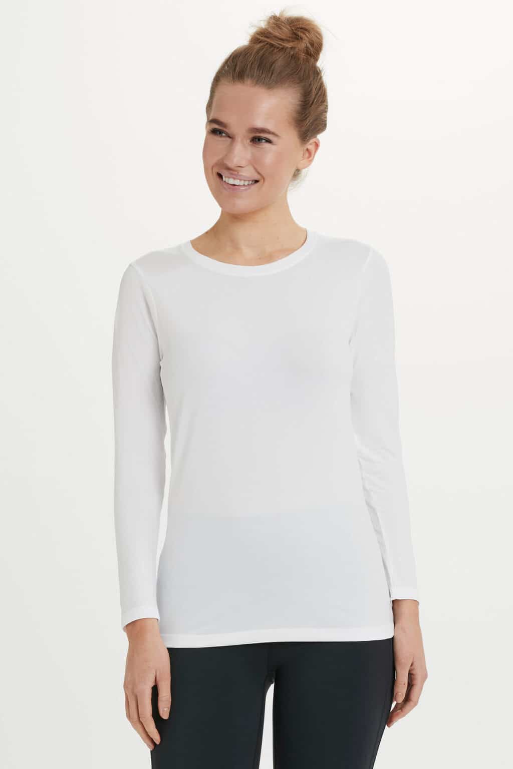 Athlecia Julee Long-Sleeved T-Shirt, White