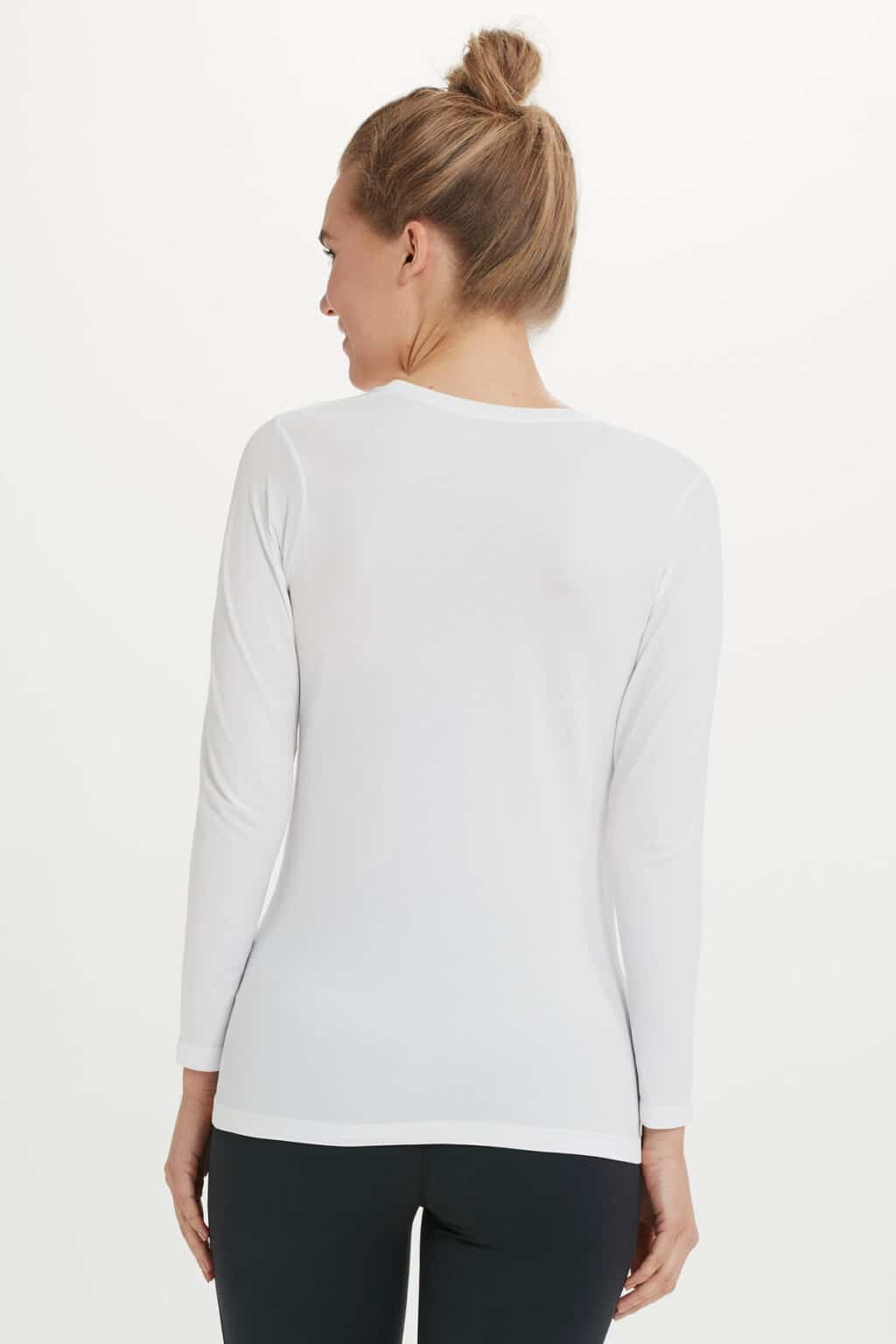 Athlecia Julee Long-Sleeved T-Shirt, White - Image 3