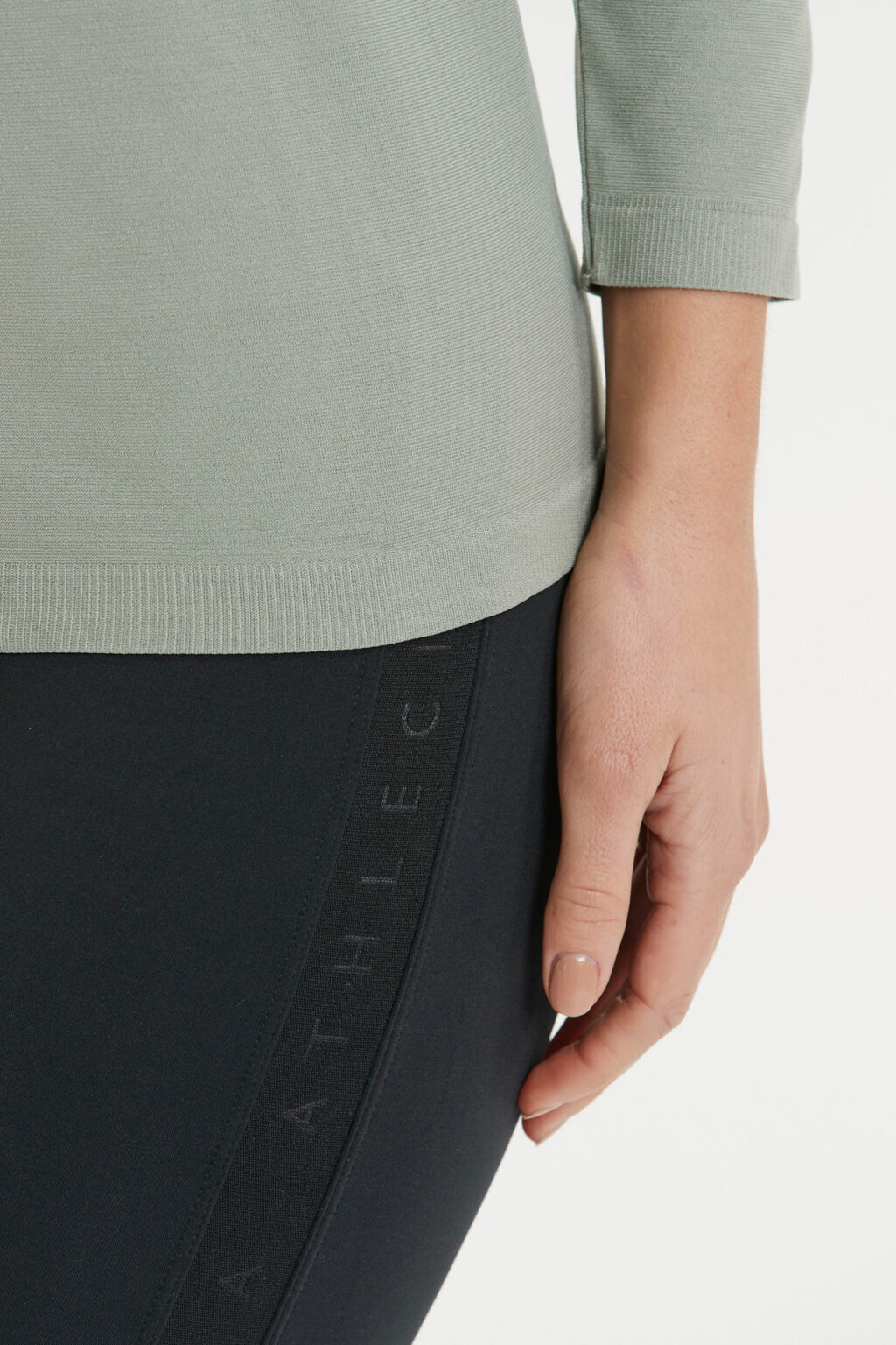Athlecia Julee Long-Sleeved T-Shirt, Shadow - Image 3