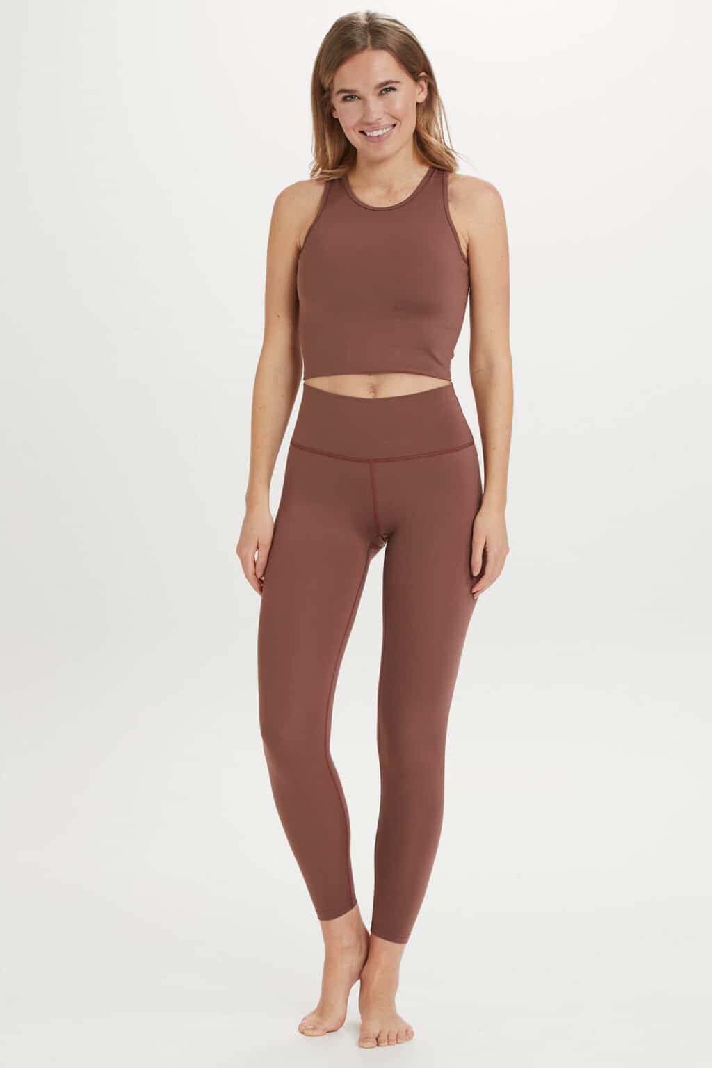 Athlecia Franz Sports Bra, Burnt Rose - Image 3