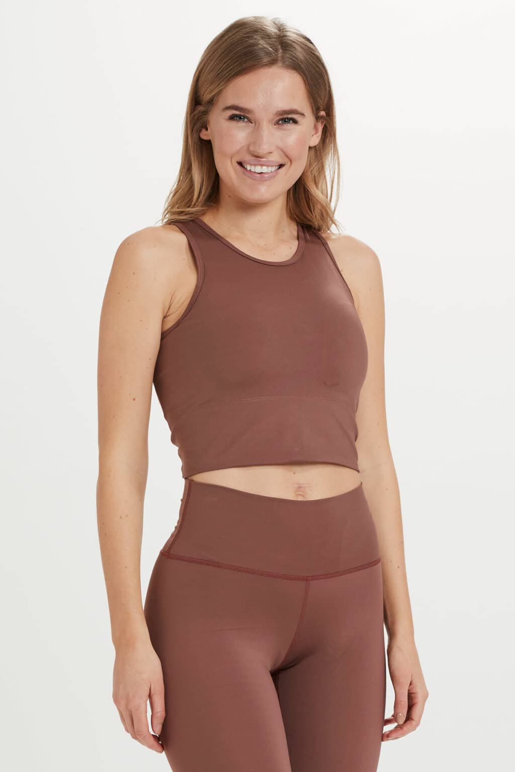 Athlecia Franz Sports Bra, Burnt Rose