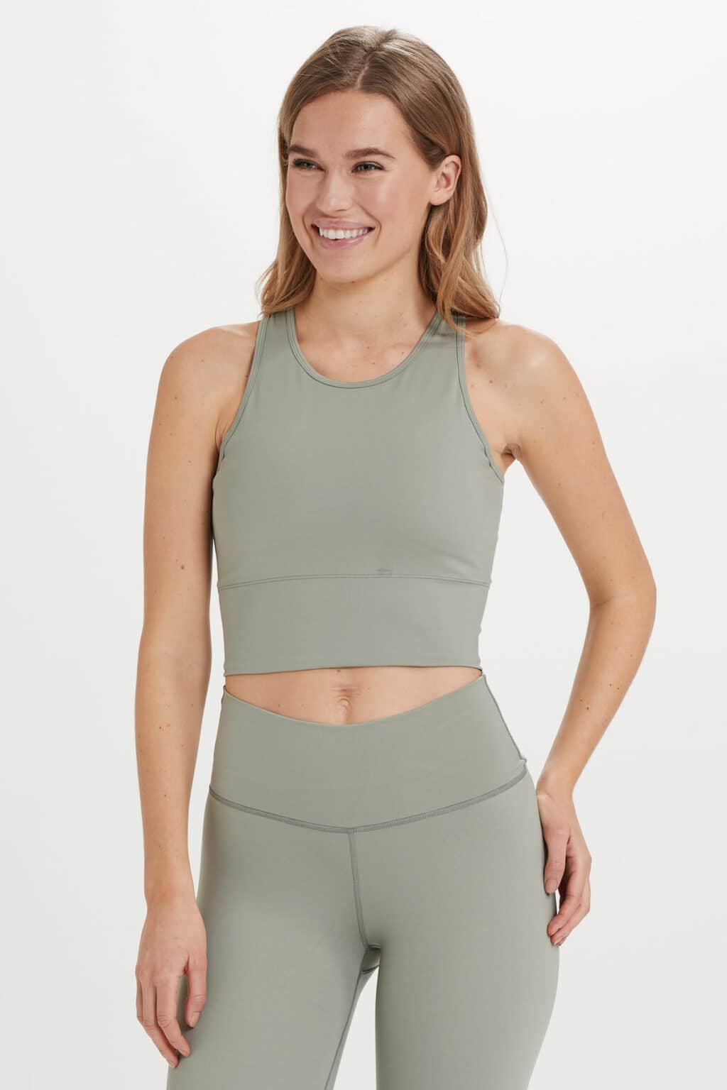 Athlecia Franz Sports Bra, Shadow - Image 2