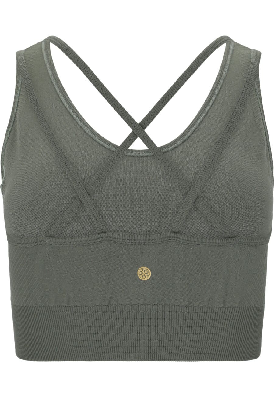 Athlecia Balance Seamless Bra, Dessert Green - Image 3