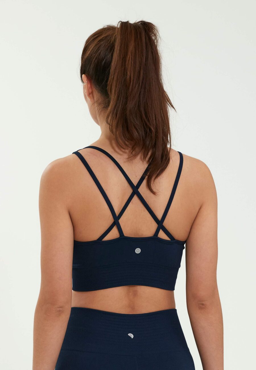 Athlecia Balance Seamless Bra, Dark Sapphire - Image 3