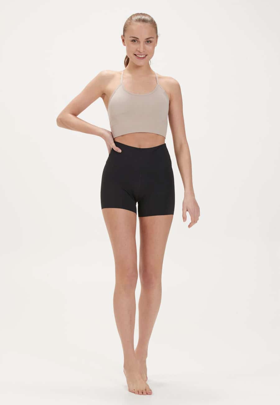 Athlecia Almy Short High Waist Tights, Black