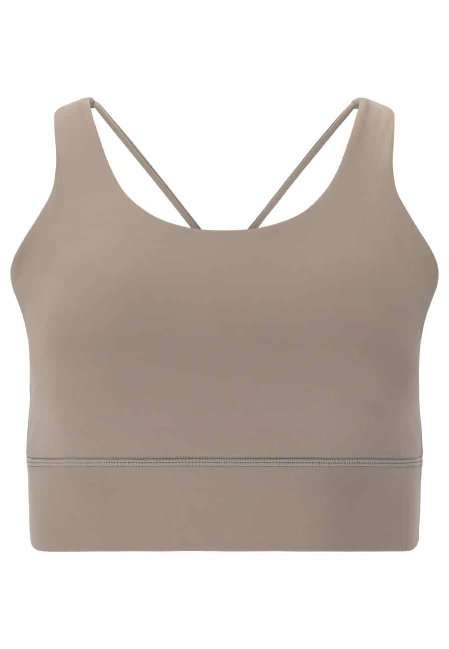 Athlecia Gaby Sports-bra, Driftwood - Image 2