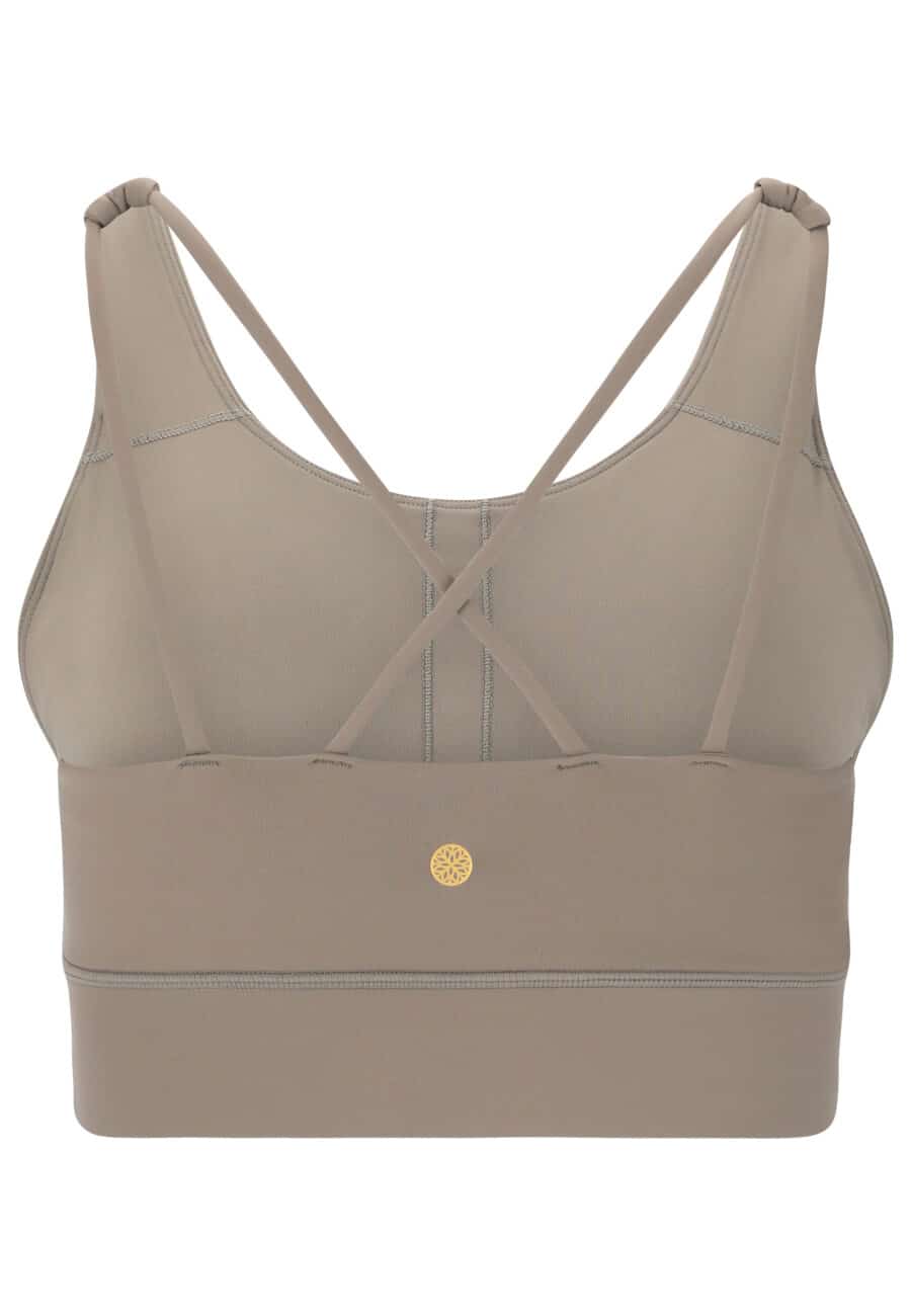 Athlecia Gaby Sports-bra, Driftwood - Image 3