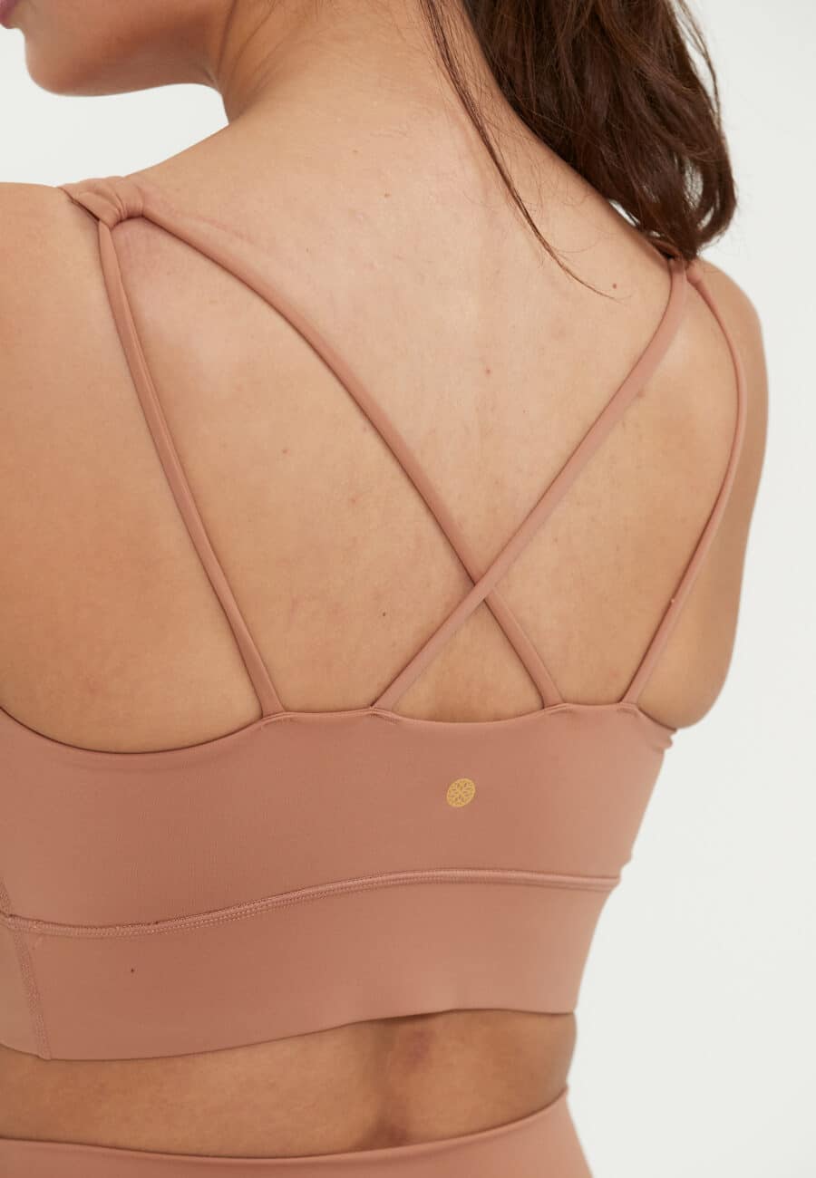 Athlecia Gaby Sports-bra, Mocha Mousse - Image 6