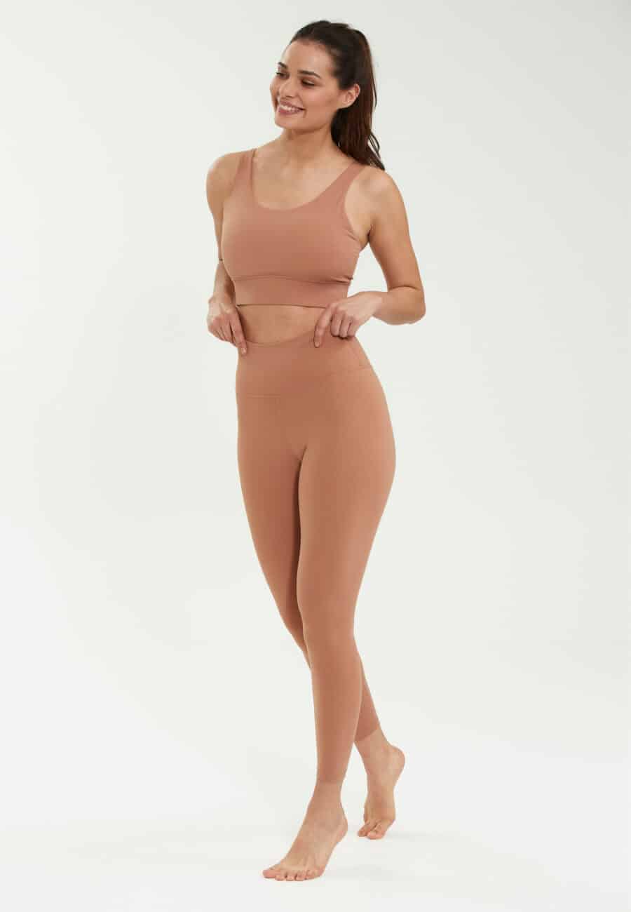 Athlecia Gaby Tights, Mocha Mousse