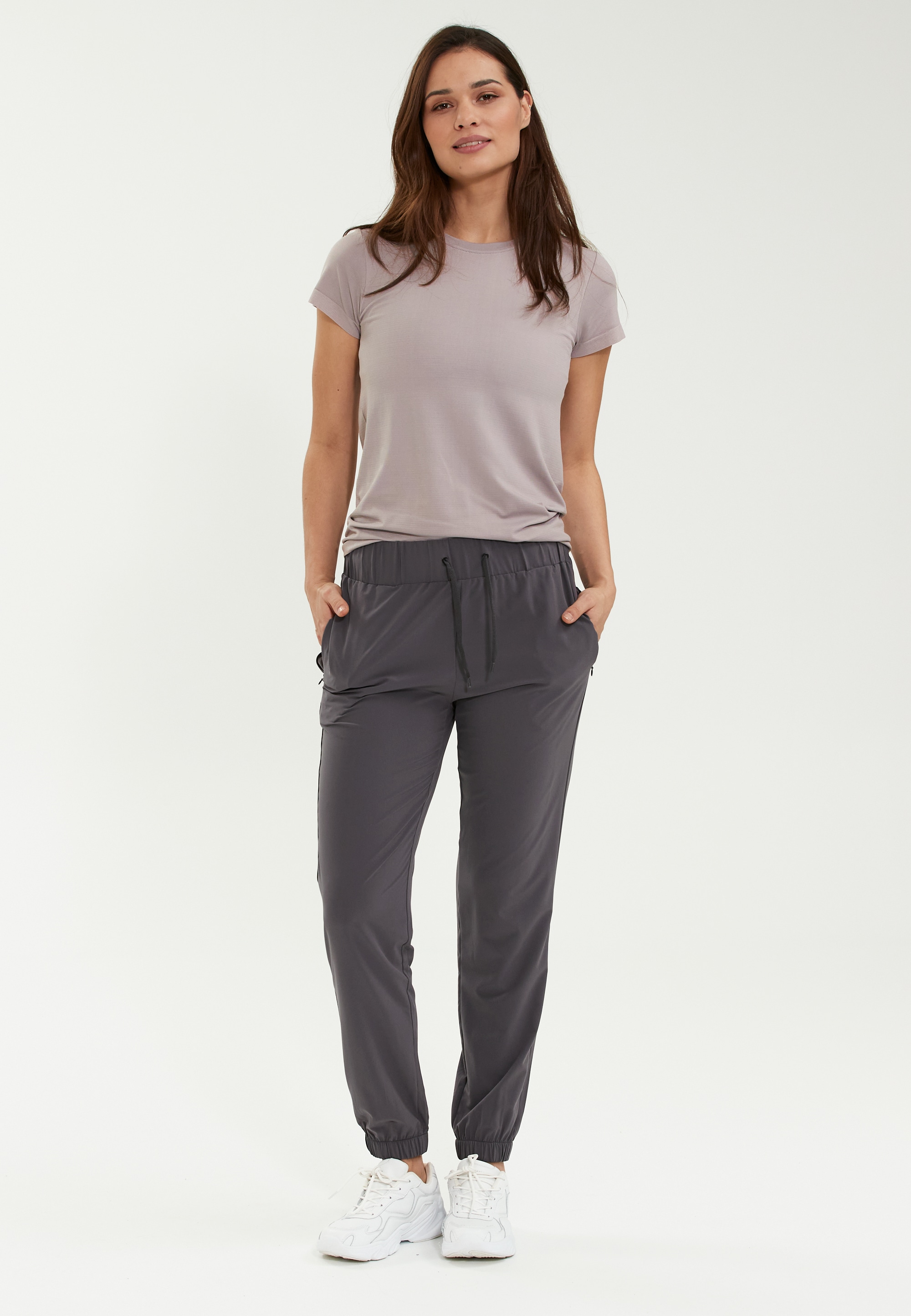 Athlecia Julee Seamless T-Shirt, Gull Gray