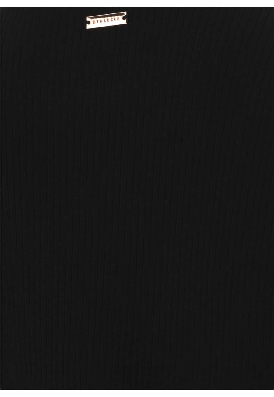 Athlecia Lankae Long Sleeved Rib Stop Pattern T-Shirt, Black - Image 4