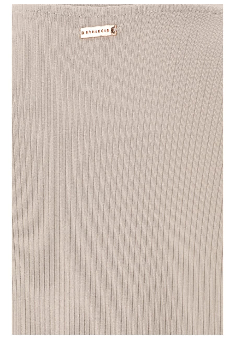 Athlecia Lankae Long Sleeved Rib Stop Pattern T-Shirt, Dove - Image 4