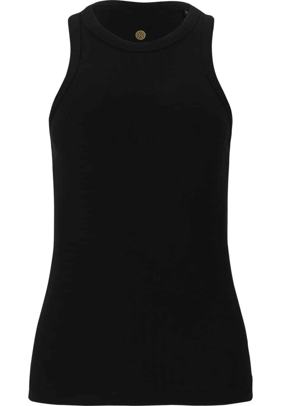 Athlecia Lankae Tank Top Rib Stop Pattern, Black - Image 2