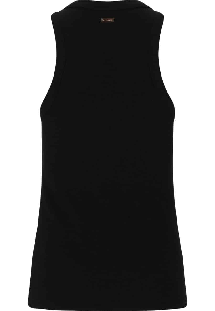 Athlecia Lankae Tank Top Rib Stop Pattern, Black - Image 3