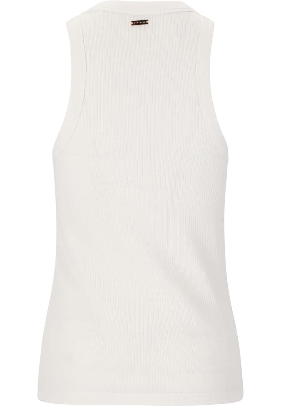 Athlecia Lankae Tank Top Rib Stop Pattern, White - Image 3