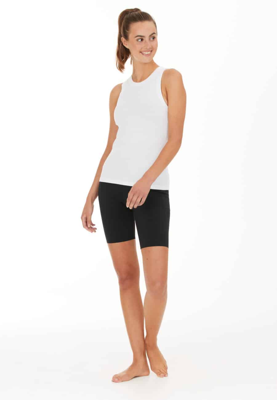 Athlecia Lankae Tank Top Rib Stop Pattern, White - Image 7