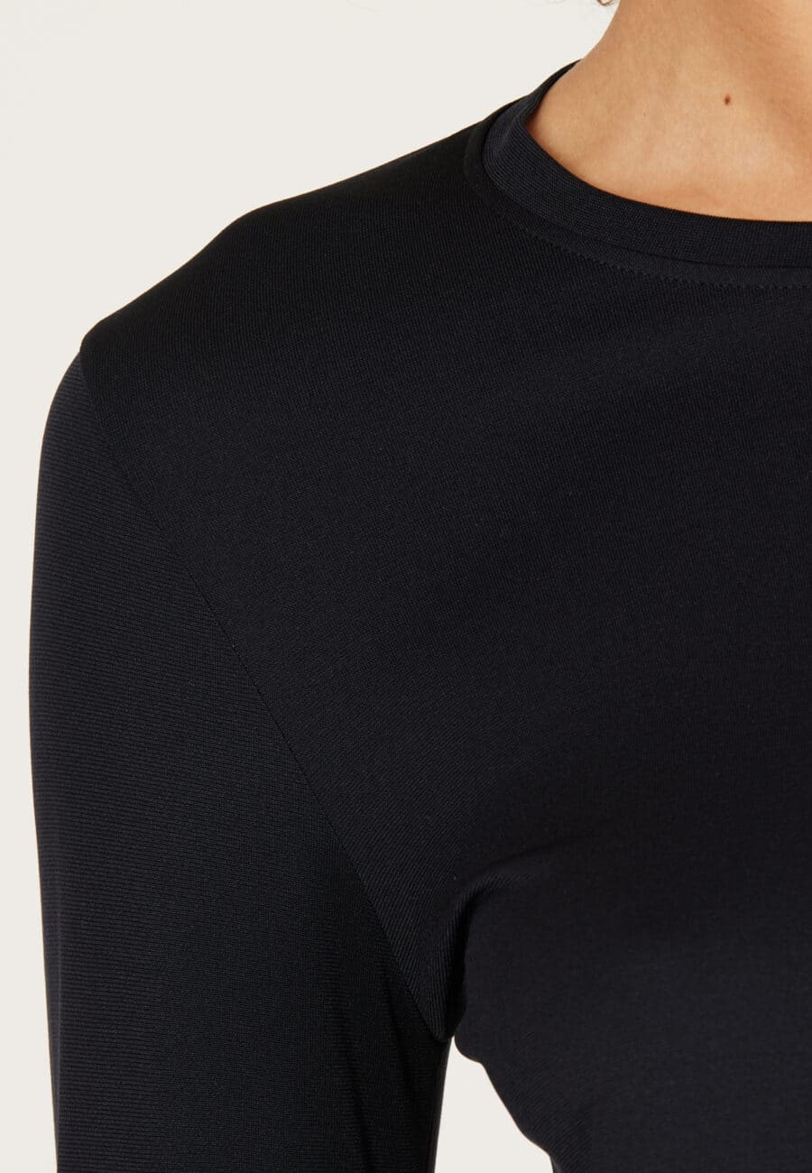Athlecia Julee Long-Sleeved T-Shirt, Black - Image 5