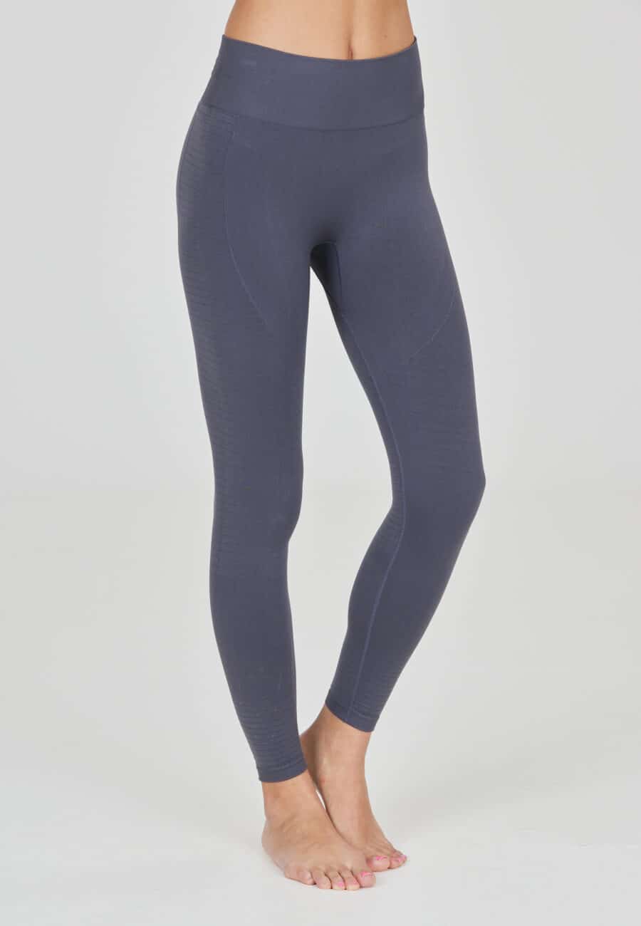 Athlecia Nagar Seamless High Waist Leggings, Nine Iron - Image 3