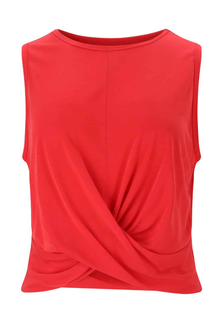 Athlecia Diamy Top, Tomato - Image 2