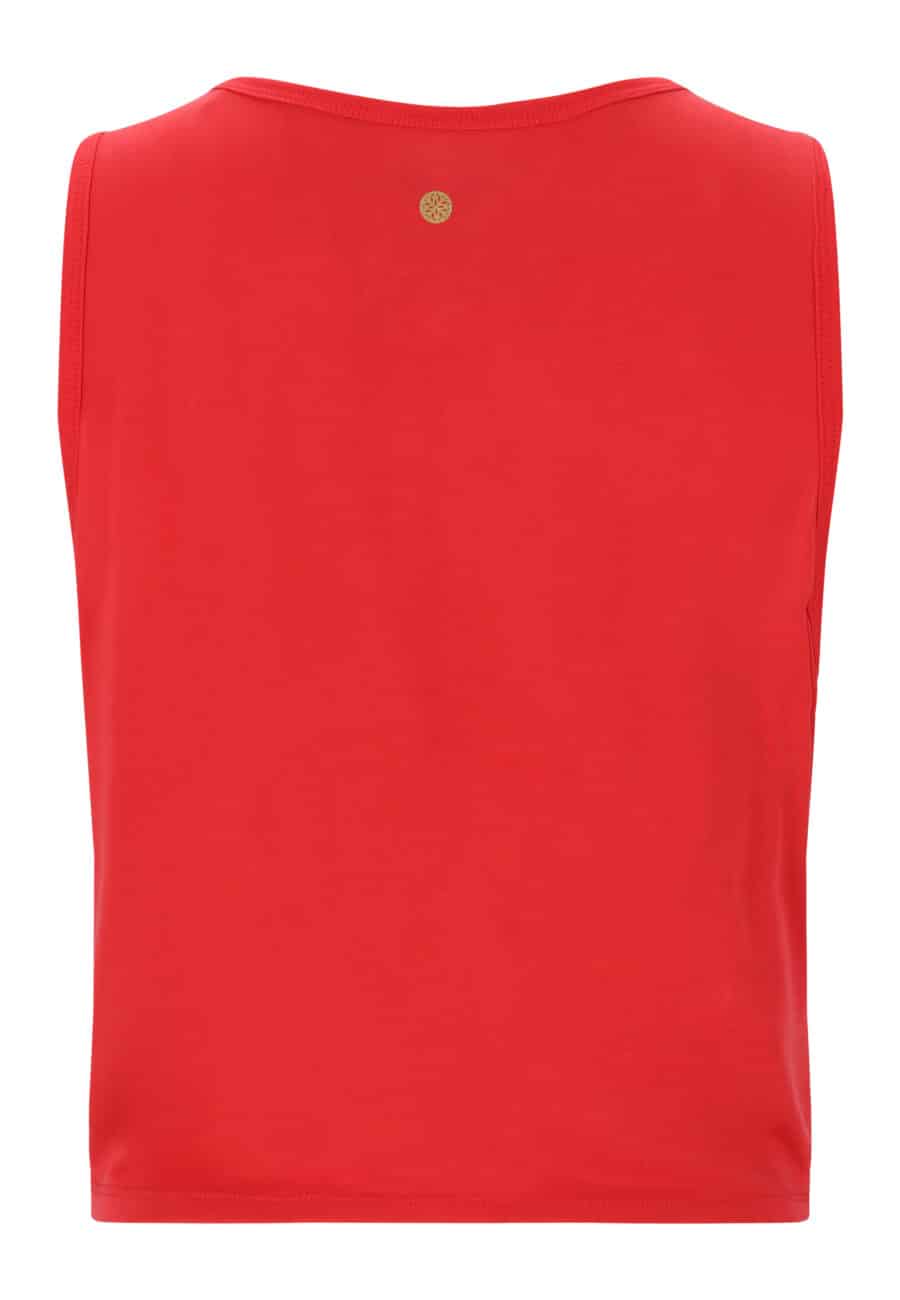 Athlecia Diamy Top, Tomato - Image 3