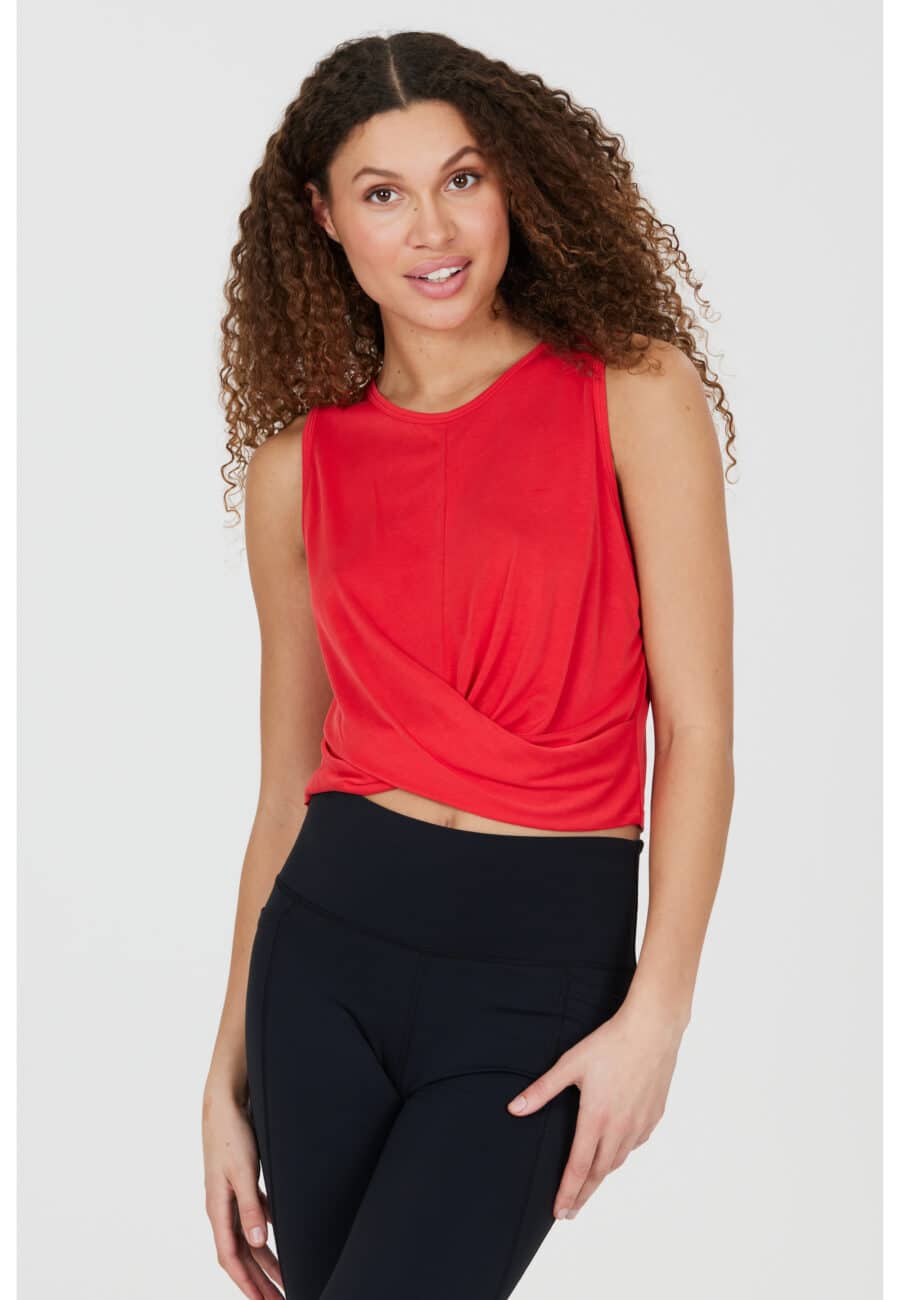 Athlecia Diamy Top, Tomato
